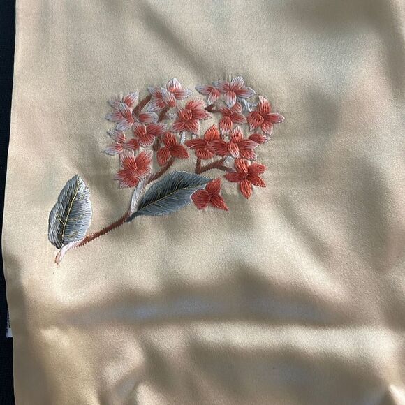 Embroidered Silk Scarf - Picture 5 of 8
